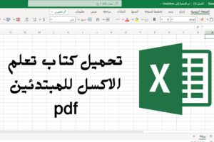 تحميل كتاب تعلم الاكسل للمبتدئين
