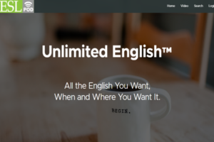 موقع Speak English with ESLPod