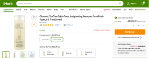 شامبو Tea Tree Triple Treat