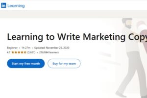 كورس كتابة المحتوى من LinkedIn