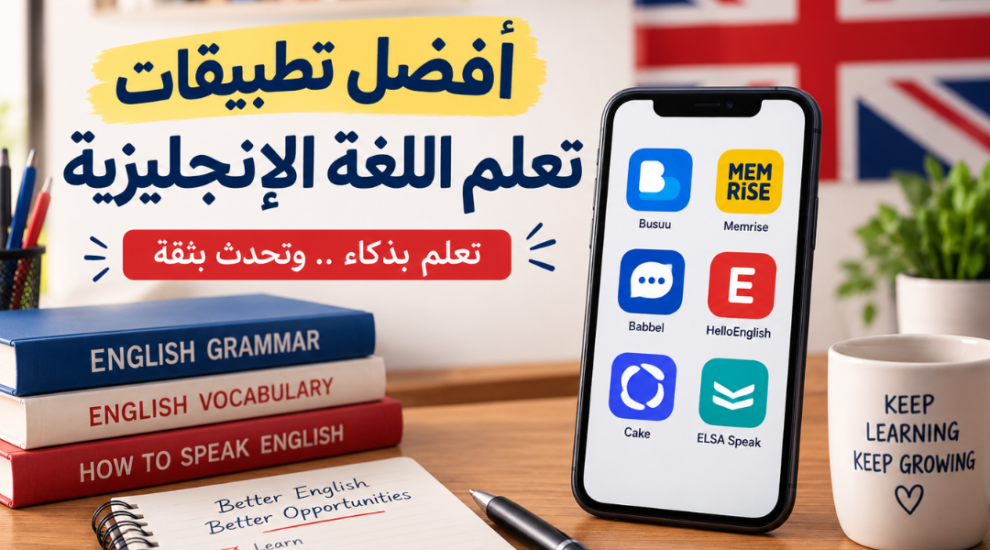 تطبيقات تعلم المفردات الإنجليزية