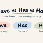 Have وHas وHad