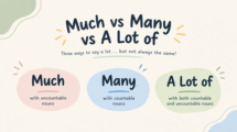 Much وMany وA Lot of