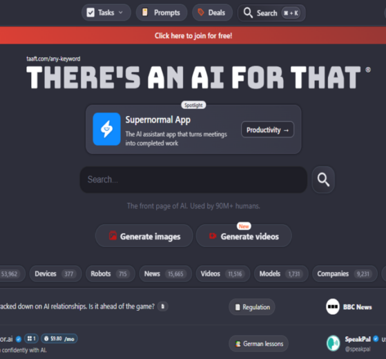 There’s An AI For That