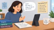 التحدث بالإنجليزية