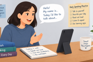 التحدث بالإنجليزية