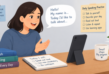 التحدث بالإنجليزية