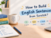 تكوين الجمل الإنجليزية