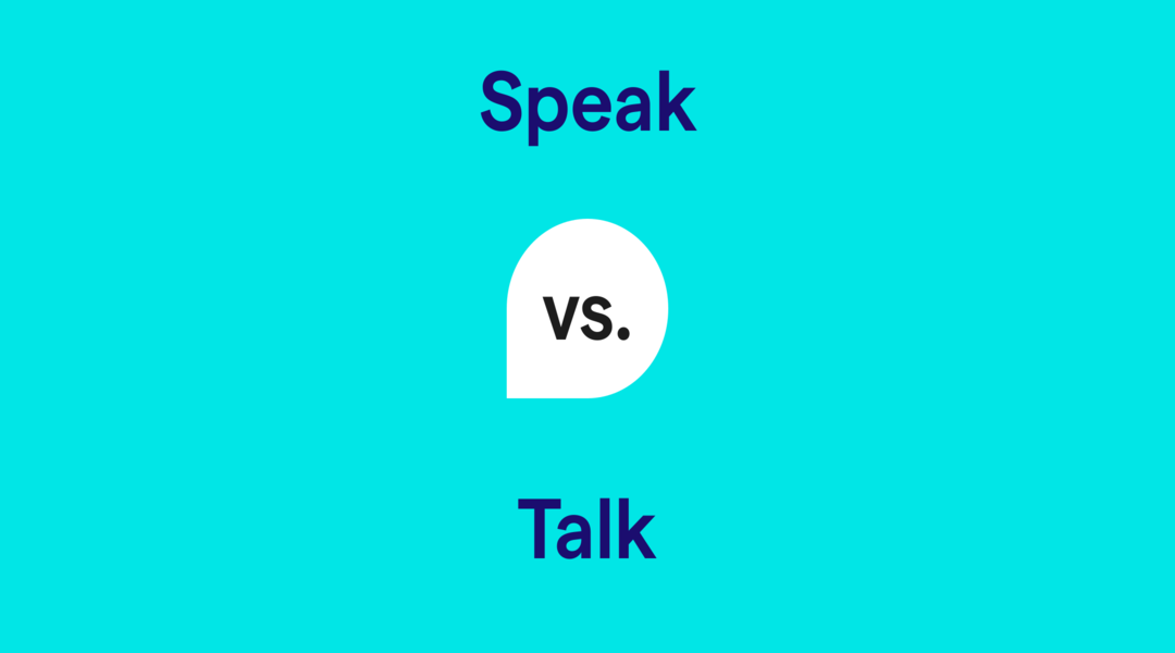 كيف أختار بين Say وTell وSpeak وTalk في الجملة؟