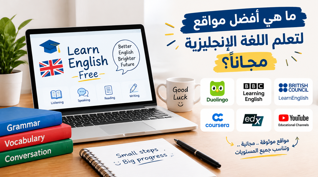 ما هي أفضل مواقع لتعلم اللغة الإنجليزية مجاناً؟
